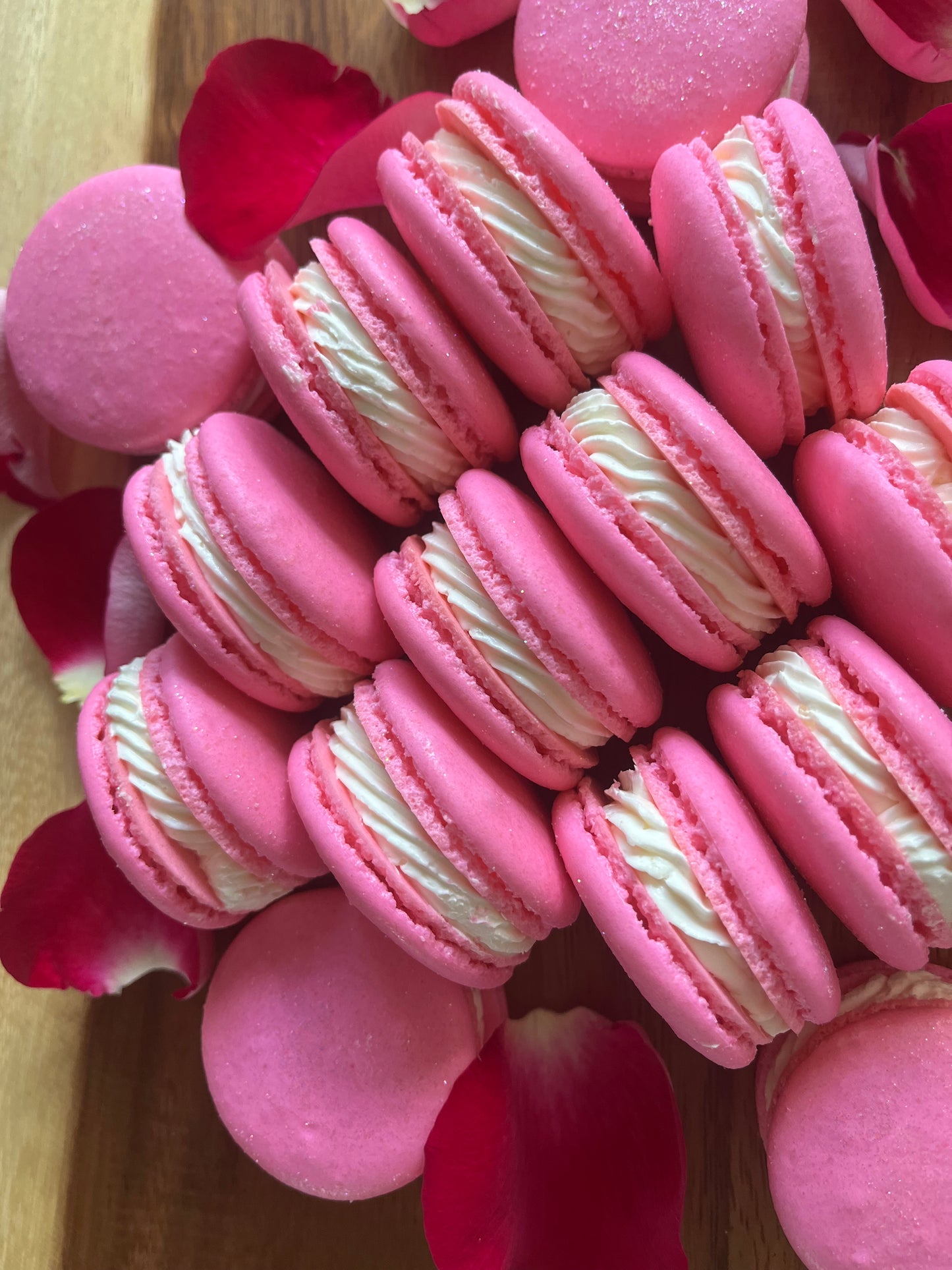 Enchanted Rose Macarons