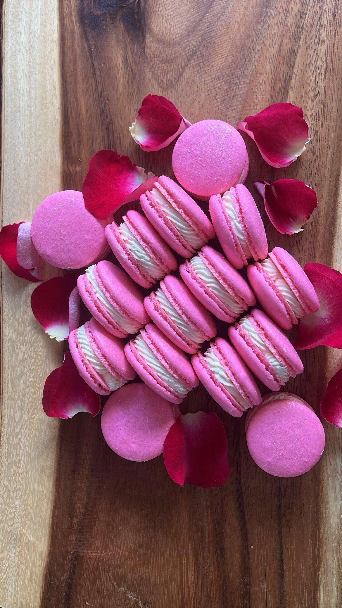 Enchanted Rose Macarons
