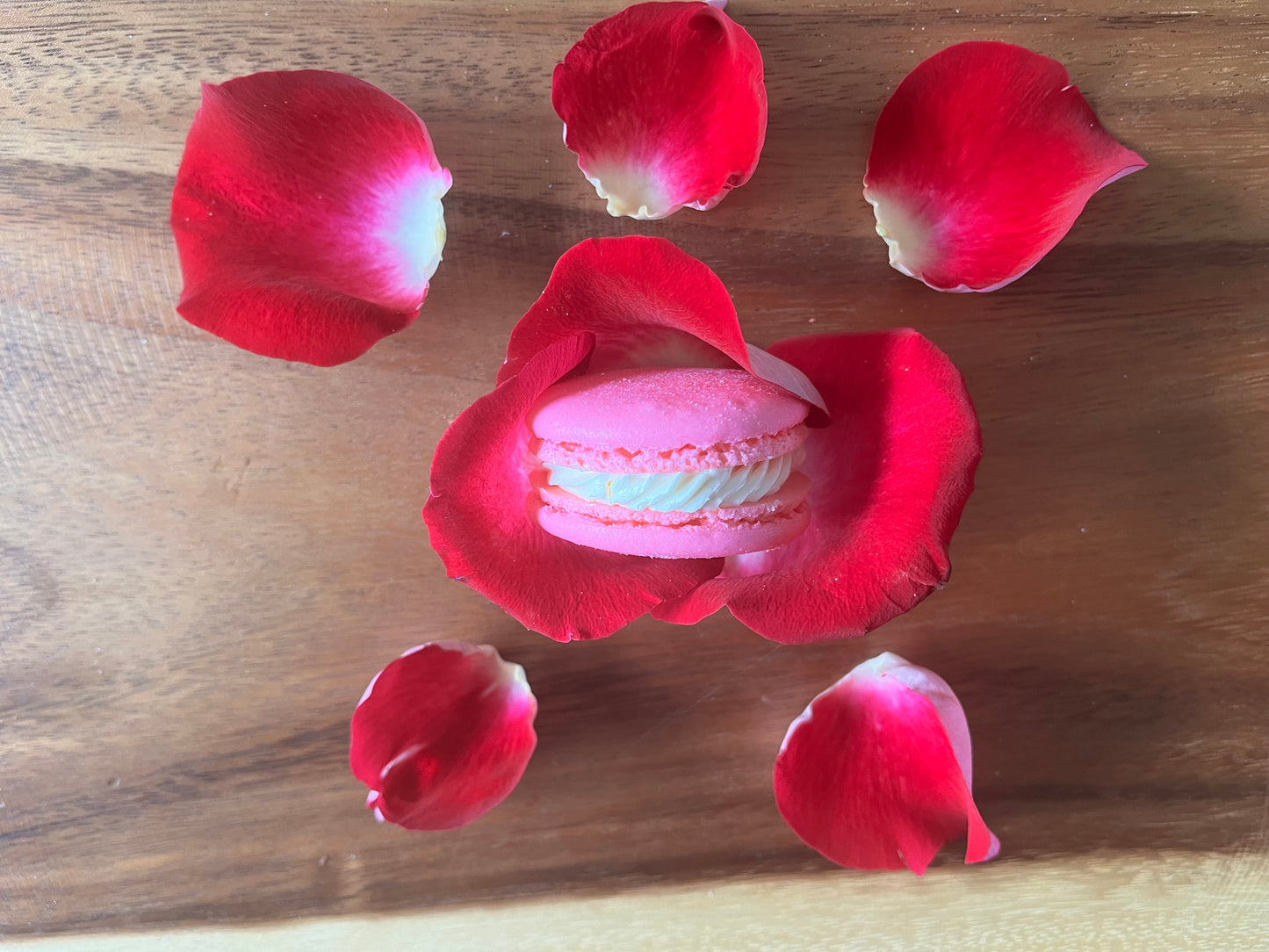 Enchanted Rose Macarons